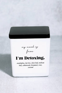 I'm Detoxing - Candle